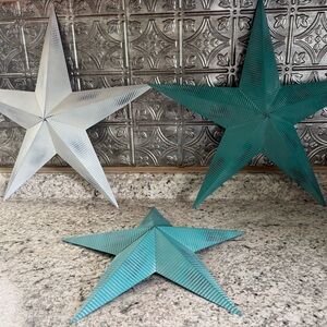 Silver Star Wall Decor
